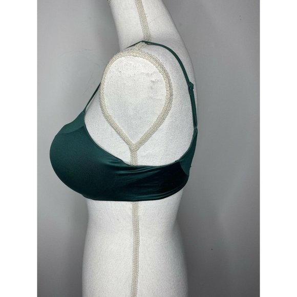 Victoria’s Secret Push-Up Pigeonnant Emerald Green Size 36B - Picture 3 of 12